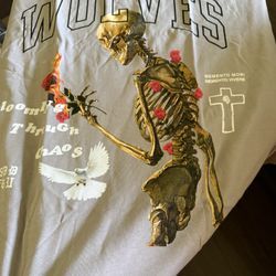 Wolves Death Rose T    Size XL 