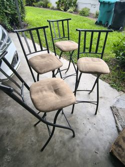 Set of 4 Counter Height Bar Stool