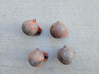 4 Down-Rigger Cannon Balls  12lbs