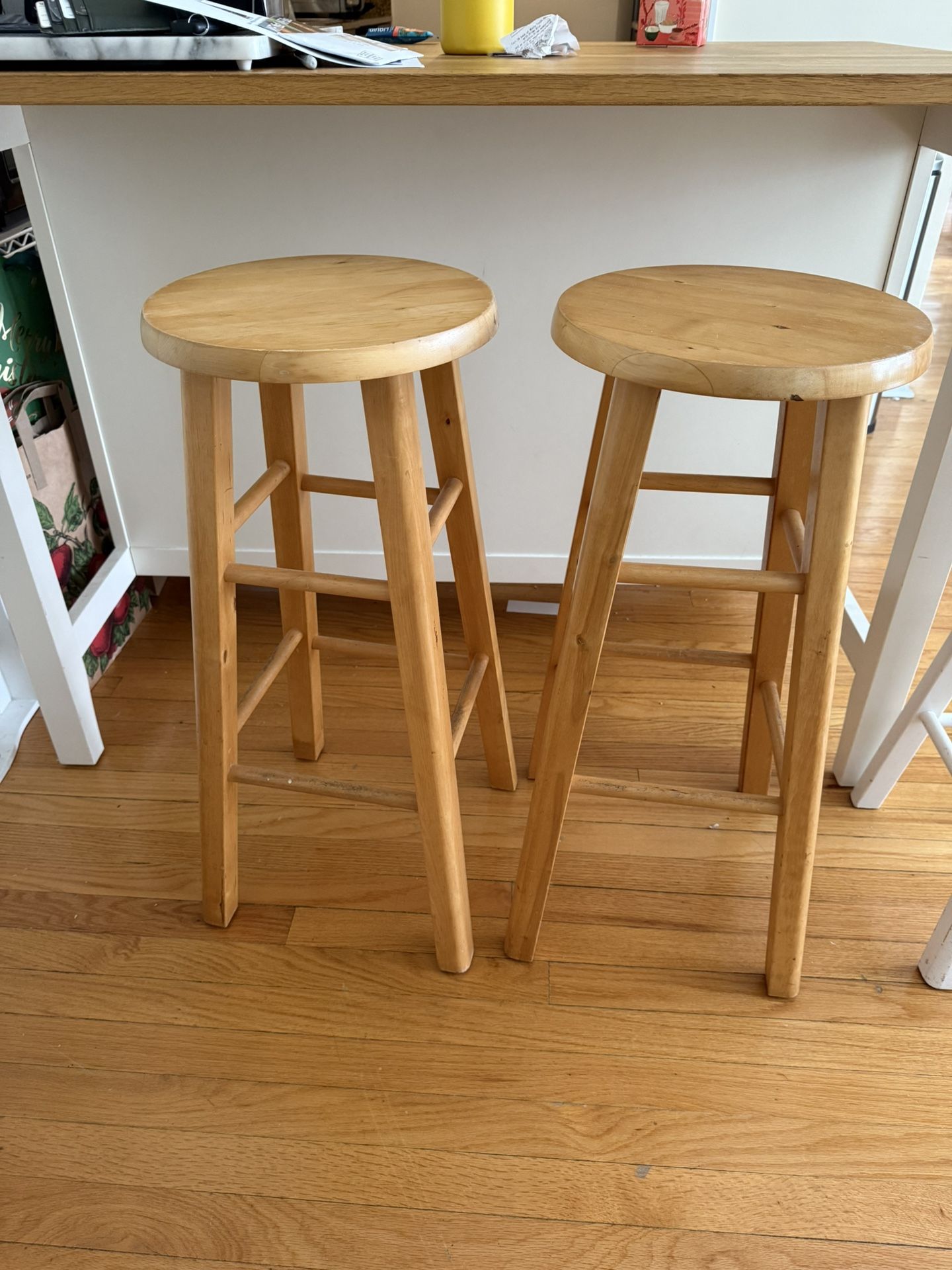 Wooden stools