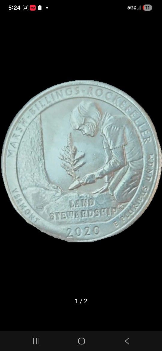 USA Marsh-Billings-Rockefeller Quarter 2020 ( Coin)