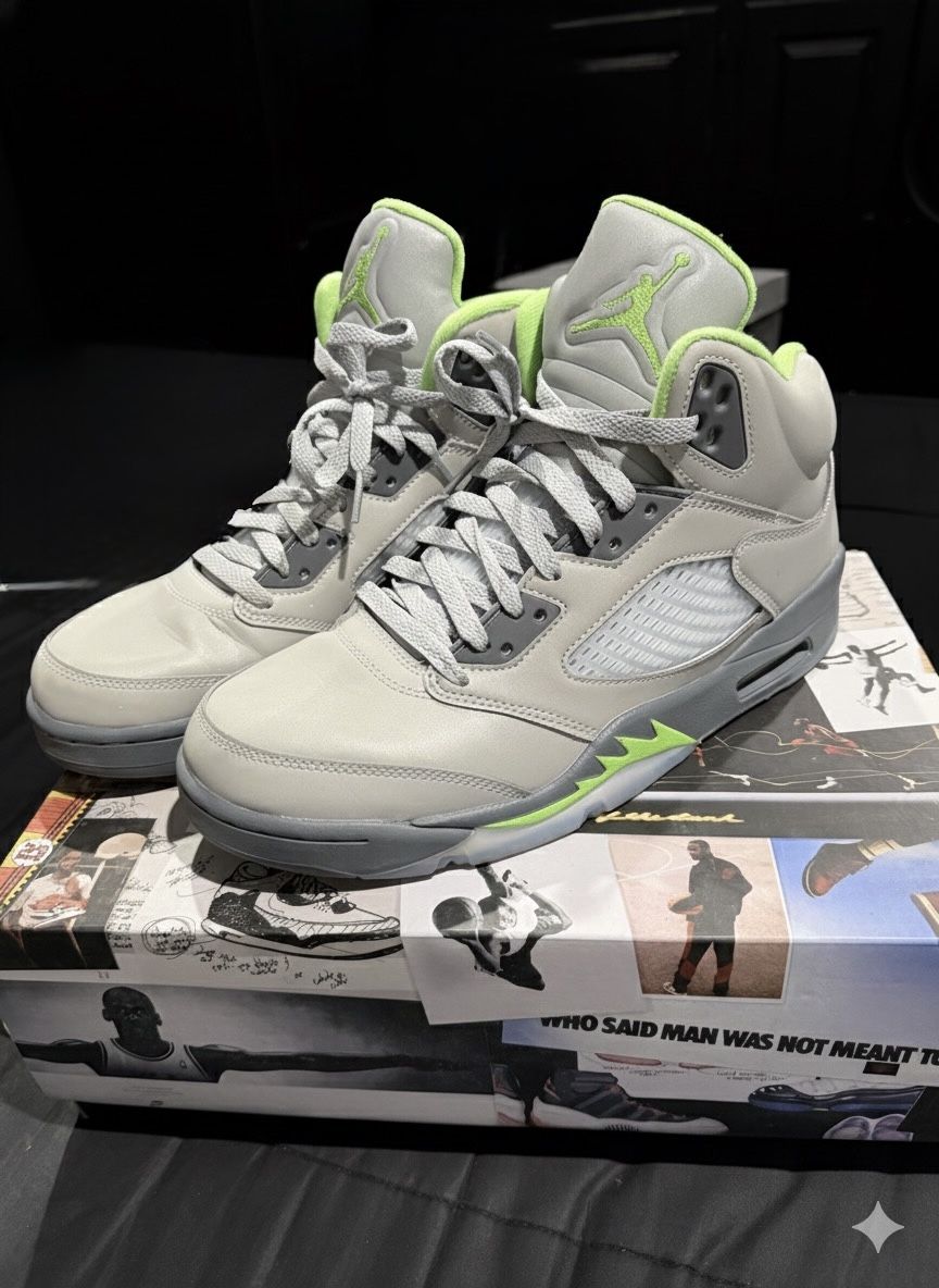 Jordan 5 Retro Green Bean