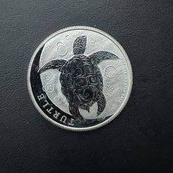 2016 Niue 1 oz Silver Coin $2 Hawksbill Turtle 