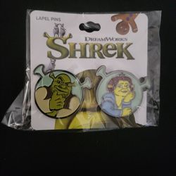 Shrek and Fiona 2 pack pins 