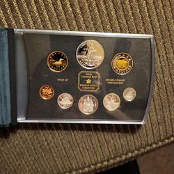 1998 proof set of Canadian coinage