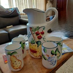 Italian Majiolica  serving set