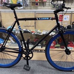 SE Bikes Lager Track Bike Blue Gold & Black & Blue Brand New 