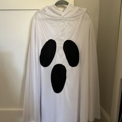 Child / Kid / Adult White Ghost Poncho Costume