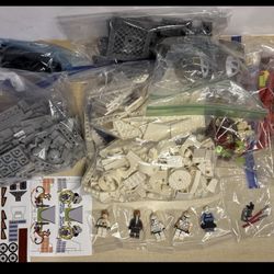 LEGO Star Wars Republic Attack Gunship 7676 100% complete + new stickers