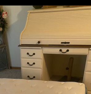 Custom Painted Farm House Wooden Desk … Moving. Need Gone ASAP