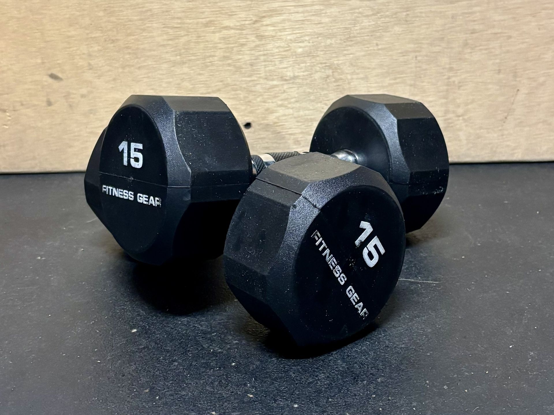 Set of Dumbbells, 15lbs each