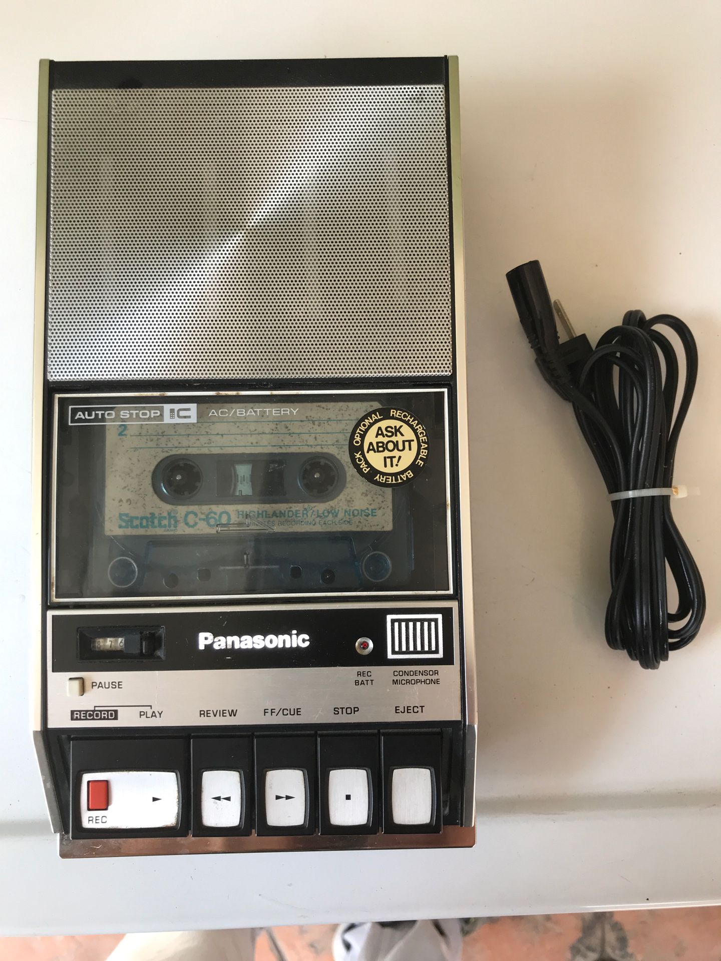 Cassette player from the 80’s bought this new 32 years ago intact like new I think I used it around 5 times all adoptions for recording