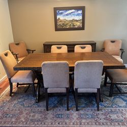 Romweber Viking Oak Mid-Century Arts & Crafts Dining Table