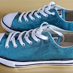 Converse All Star Sneakers Ox Low Top Glitter Size 6 Mens's 
