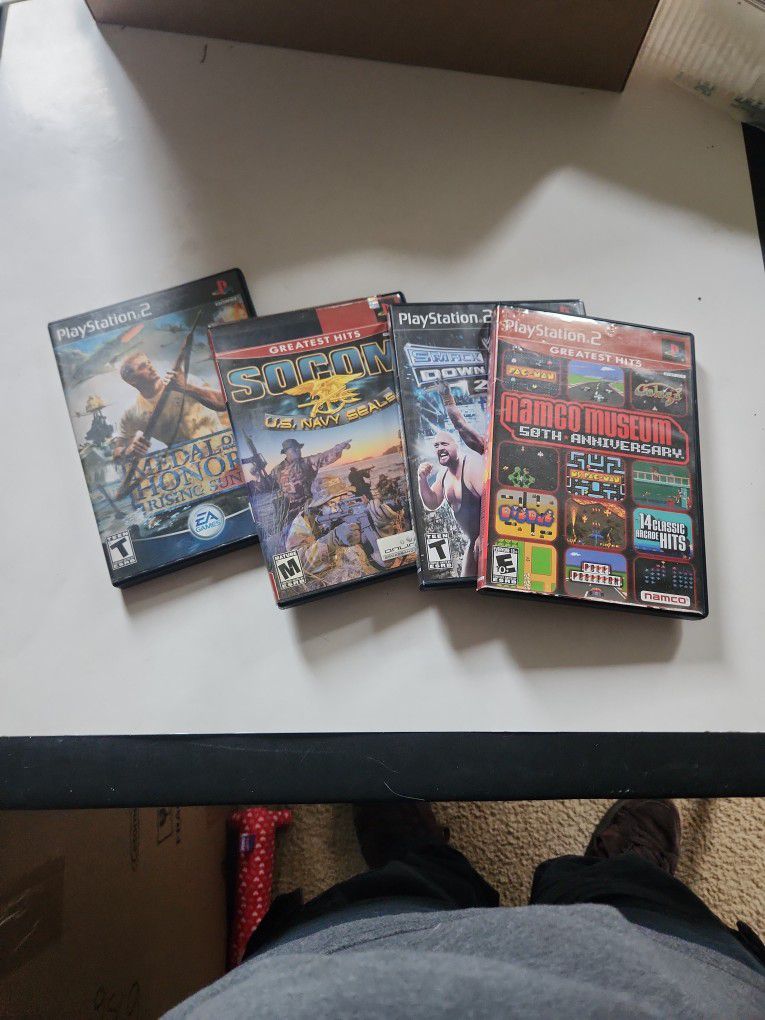4 Pack Of Old PS2 Games