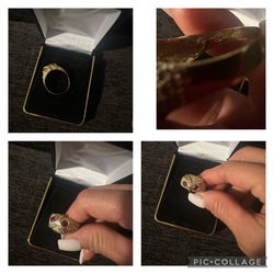 Owl Ring 14 K Real Gold !  7 Grams 