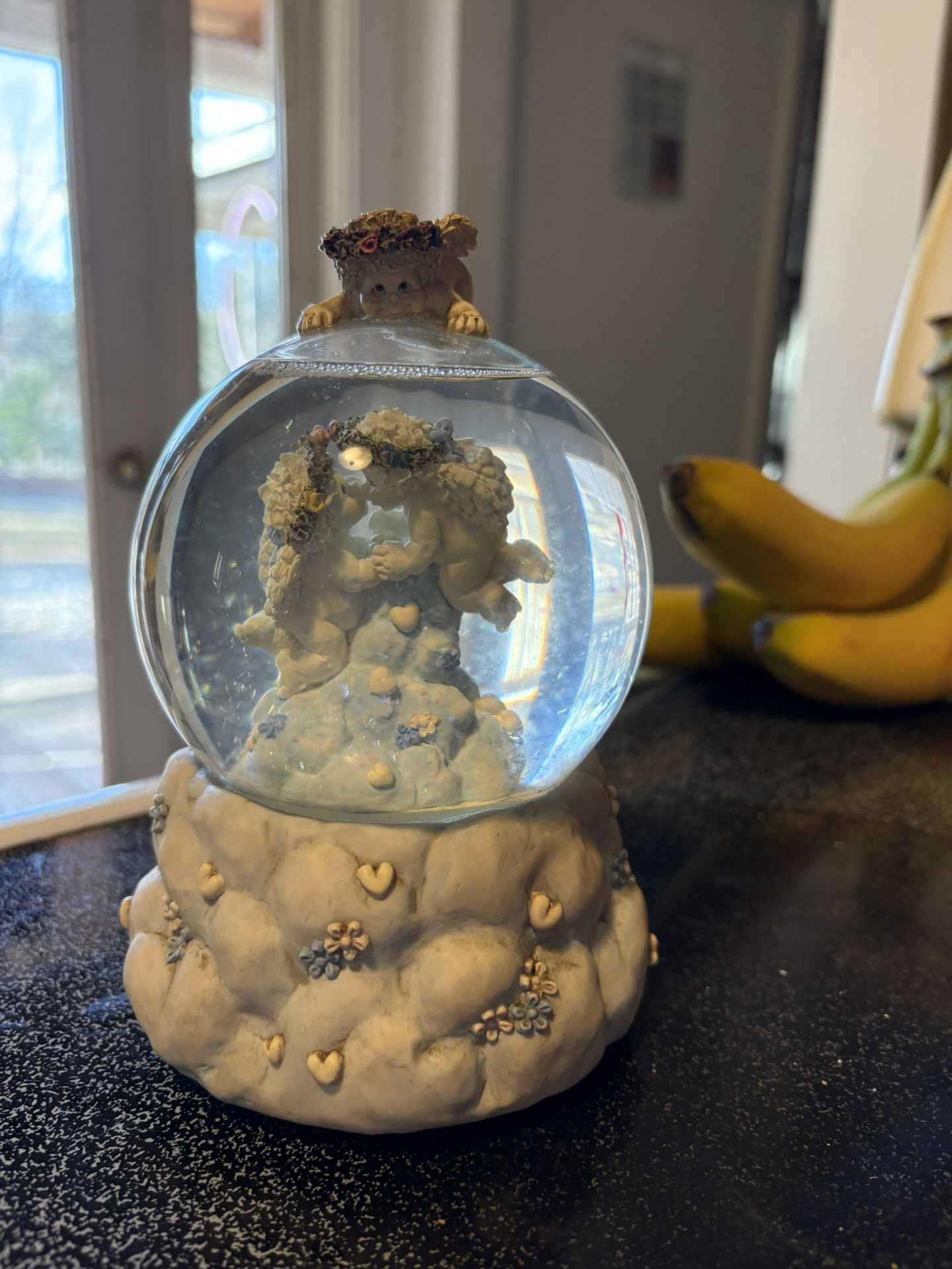 Vintage Dreamsicle Musical Snow globe