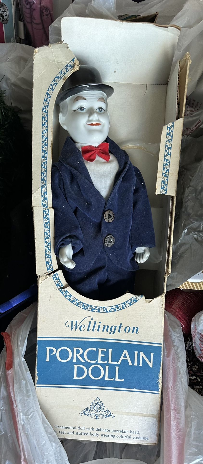 Vintage Wellington Porcelain Doll