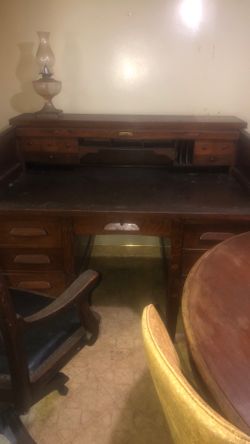 Old Railroad Depot Desk