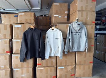 FEAR OF GOD ESSENTIALS HOODIE – XXS – LIGHT OATMEAL / DARK OATMEAL