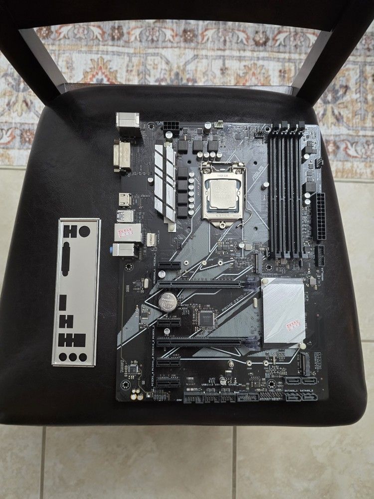 Intel core i5 8500T six core cpu plus Asus z370-p lga1151 motherboard