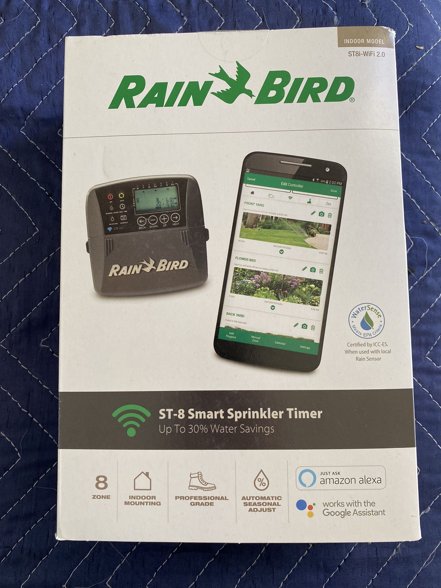 Rain Bird ST-8 WiFi Indoor Sprinkler Timer