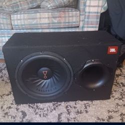 "JBL Basspro 12" Sub, Box, And Amp