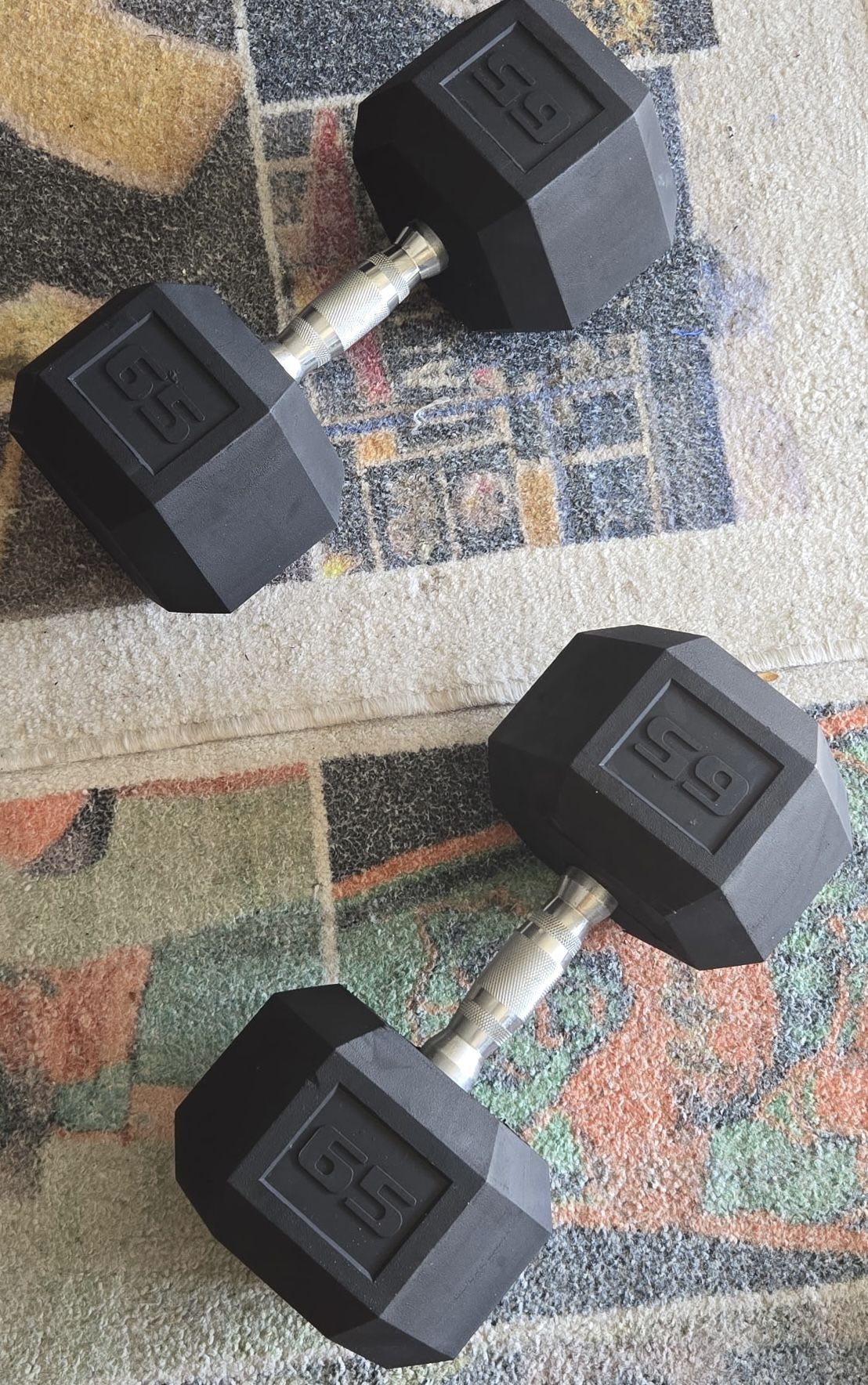 CAP Barbell Coated Hex Dumbbell Weight |