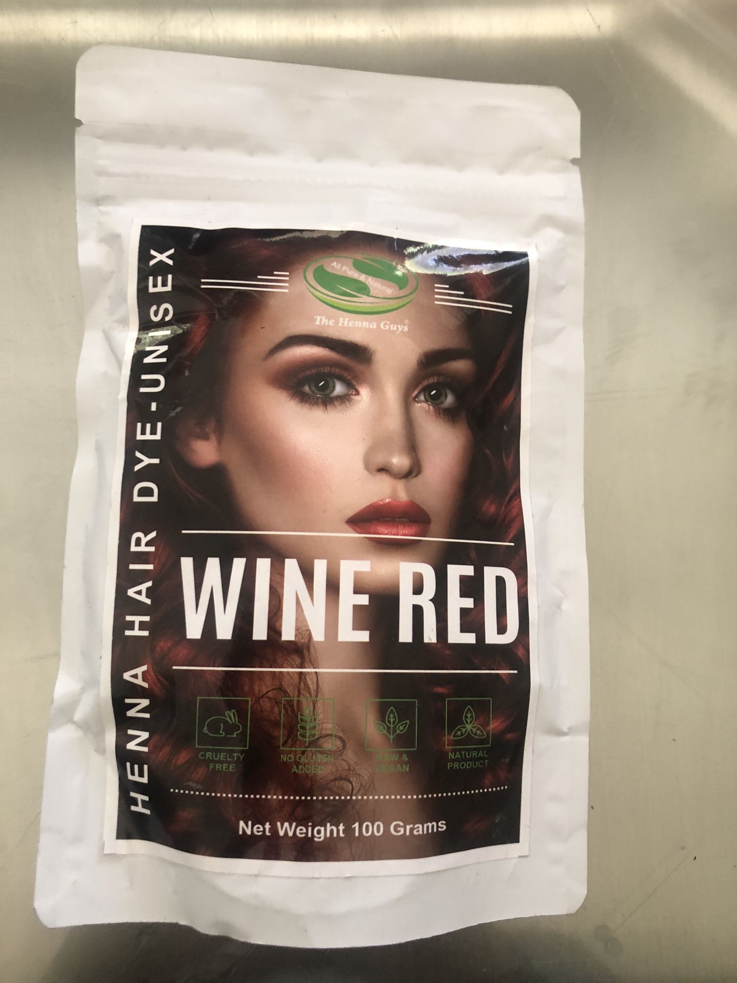The Henna Guys Wine Red Henna Dye
