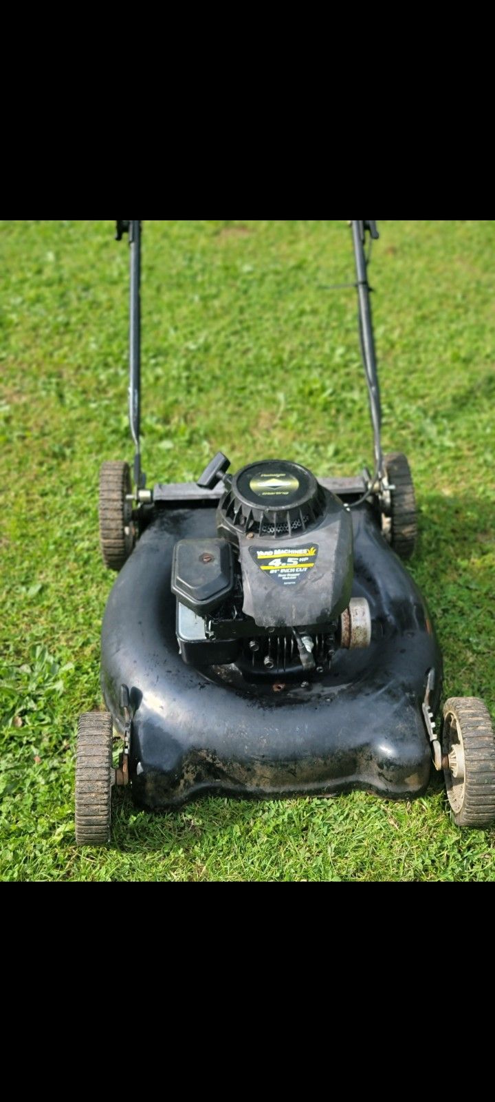 Non Running Lawn Mower