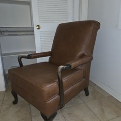 Antique English Open Armchair