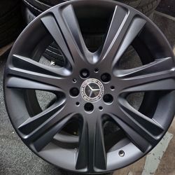 Mercedes original CLS and SL factory wheels satin black