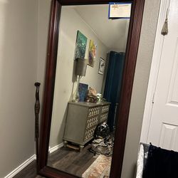Tall Antique Mirror