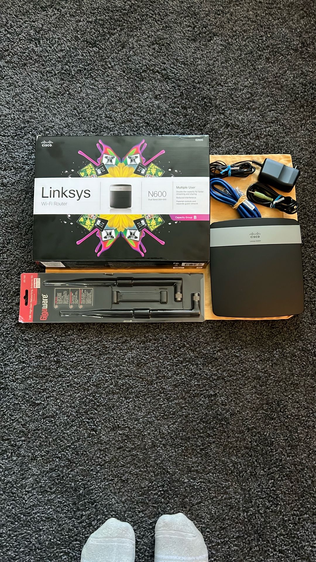 Linksys N600 E2500 WiFi Router And Extender Antenna