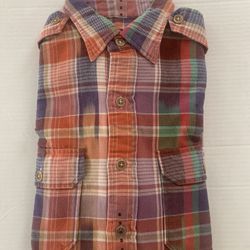 NWT Polo Ralph Lauren Long sleeves Plaid’s Flannel Shirt Small