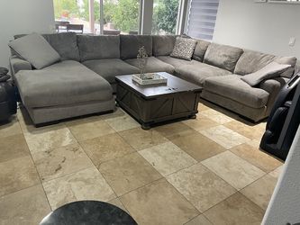 GreySectional for sale