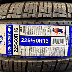 225/60/16 new tires set