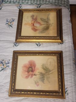 Wall Decor Gold Frames 