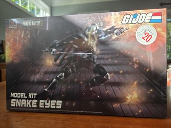 GI JOE Model Kit Snake Eyes Ages 15 & Up