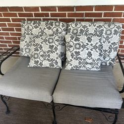 Outdoor Loveseat And Chair