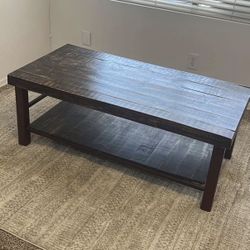 Coffee table with storage