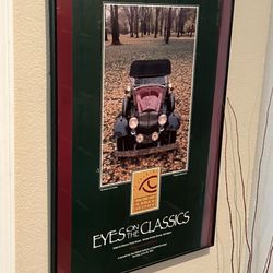 Framed Contemporary “Eyes On The Classics” Edsel & Eleanor Ford House Print