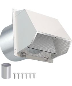 🔥 10” Hooded Wall Vent With Screen & Damper – NEW 🔥