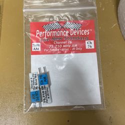 Futaba Vintage Channel 76 AM Xtals (pair).  75.710 MHz