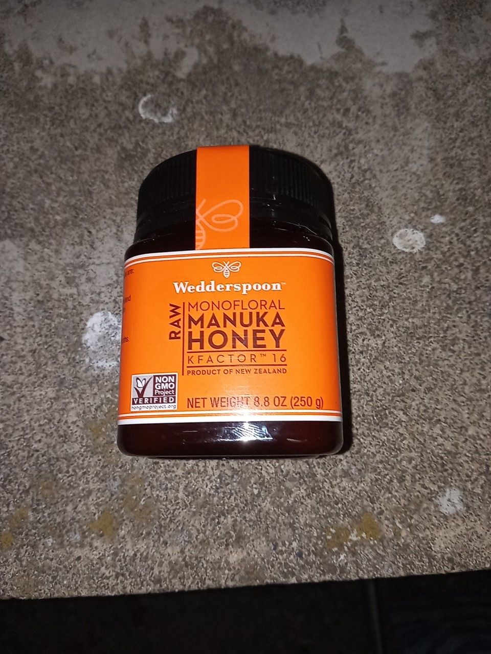 Raw Monofloral Manuka Honey KFactor 16