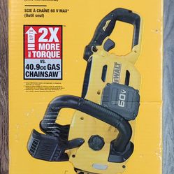 DEWALT 60V MAX Cordless Chainsaw, 18 in., Tool Only (DCCS672B)
