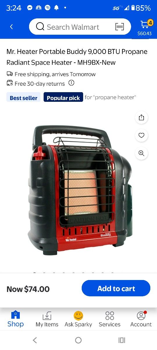 Mr. Buddy Propane Heaters 