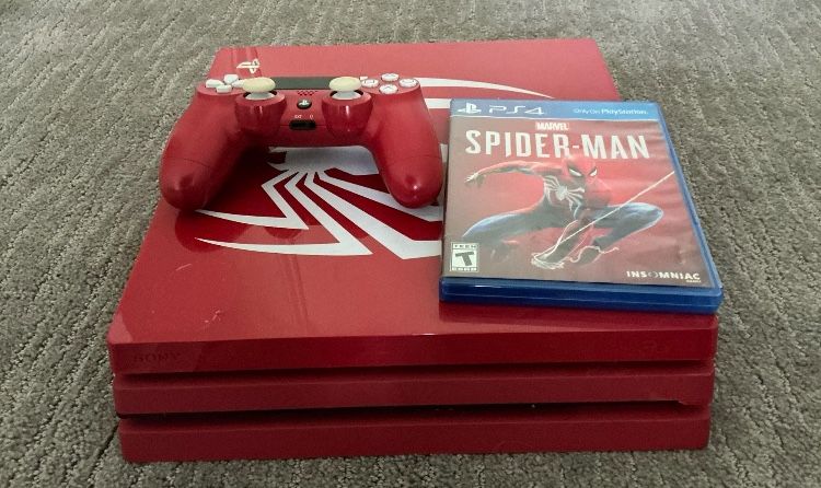 Limited Edition Spiderman PS4 Pro