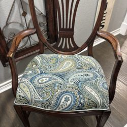 Duncan Phyfe Solid Mahogany Table And 8 Chairs 