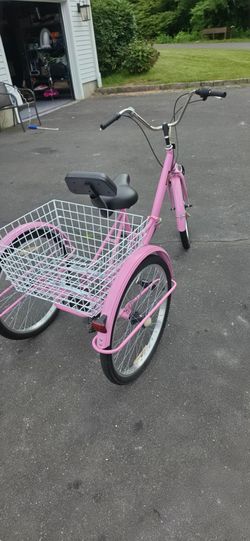 Pink tricycle adult